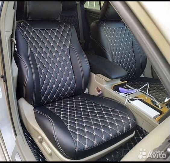 Чехлы на сиденья экокожа премиум