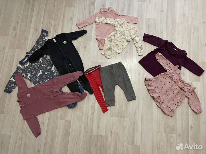 Вещи пакетом на девочку 74