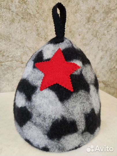 Шапка банная мужская валяная