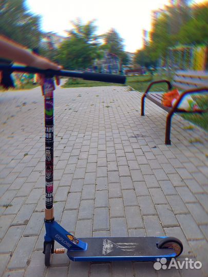 Трюковой самокат б/у