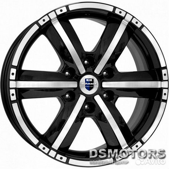 Диски Окинава 7.5/17 6x139.7 ET40 d92.5 алмаз чёрн