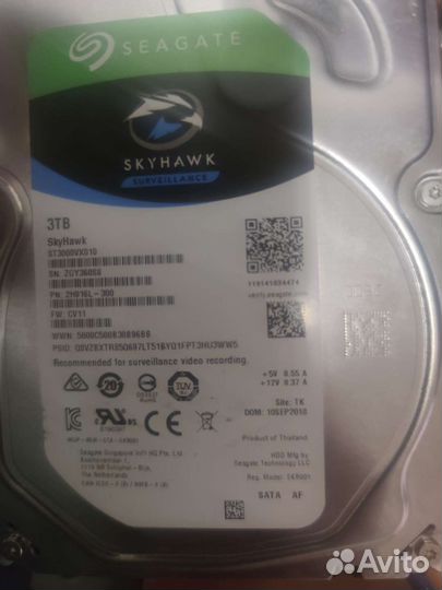 Жесткий диск hdd 3 tb