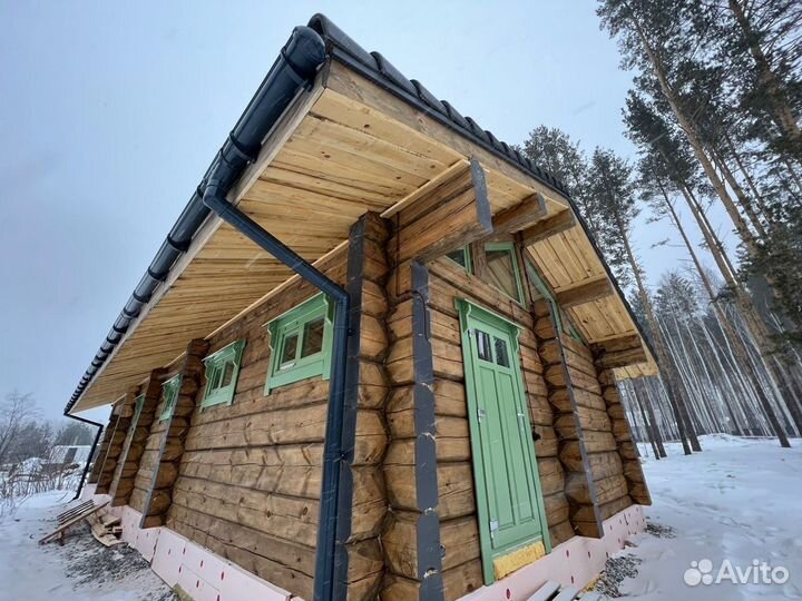 Покраска деревянного дома. Гарантия. Договор