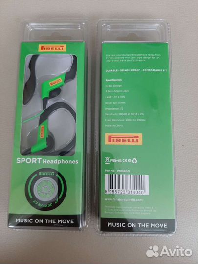 Наушники Pirelli Sport