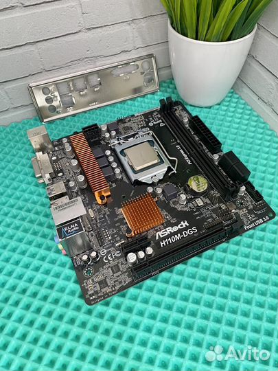 Материнская плата lga1151 + проц