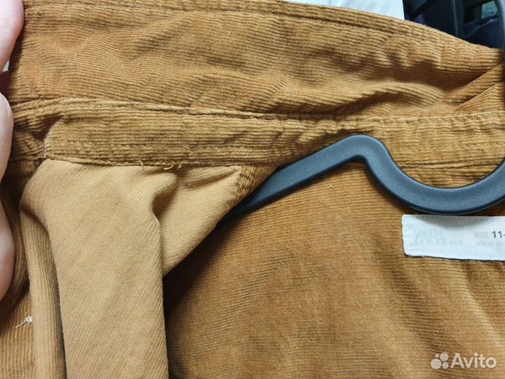 Рубашка Zara вельветовая на мальчика 152