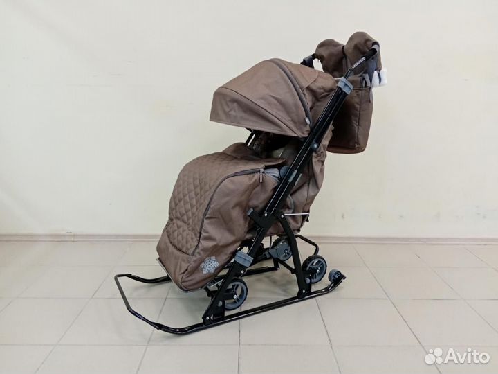 Санки-коляска Galaxy Kids 3-2T /Новые