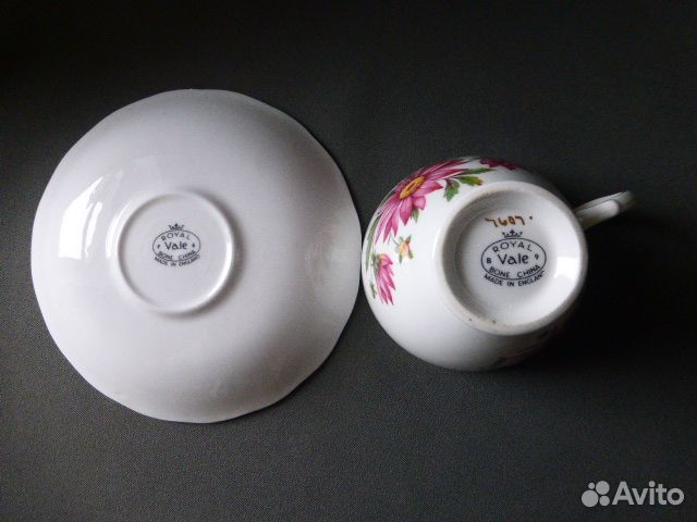Чайная пара. Мануфактура royal vale.Англия