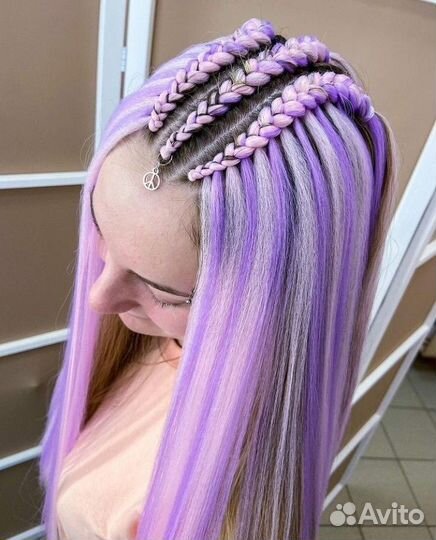 Наращивание волос,прически с канекалоном