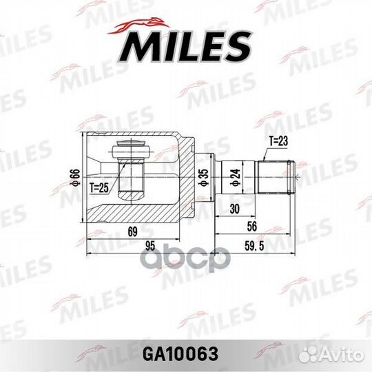 ШРУС внутренний honda CR-V 2.0 97-06 GA10063