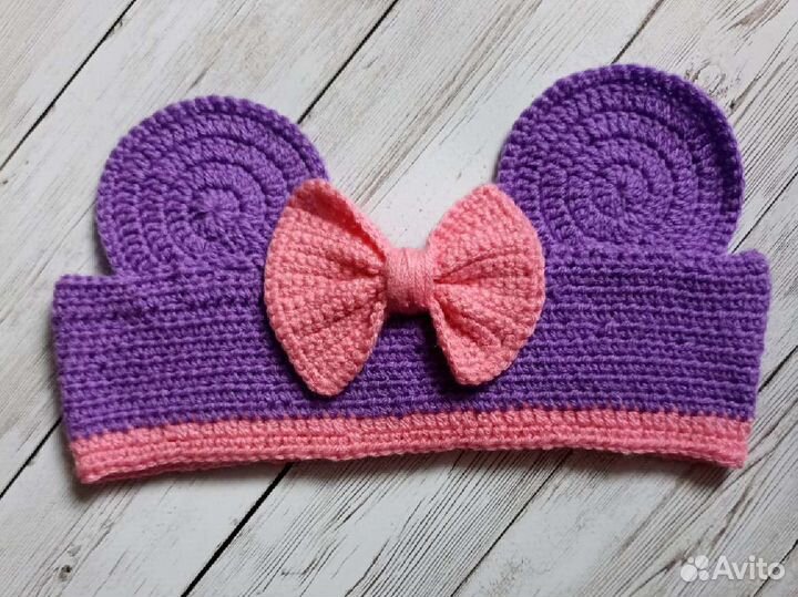 Повязка на голову с ушками