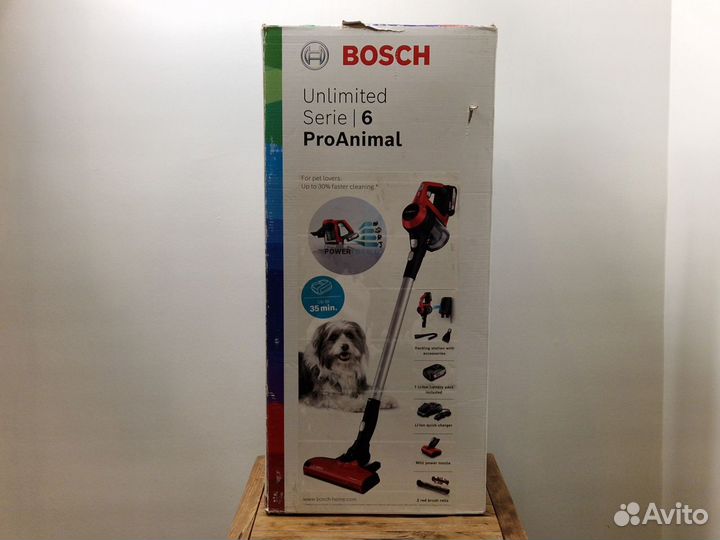 Пылесос Bosch Unlimited 6 ProAnimal (BCS61PET)