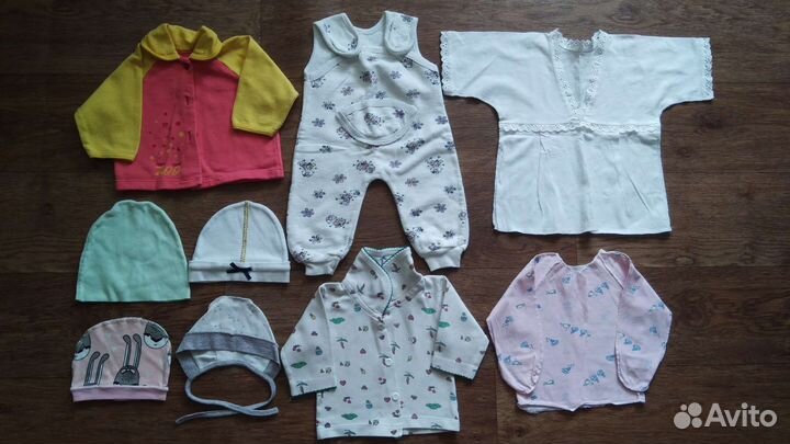Пакет вещей на девочку 1-3 месяца