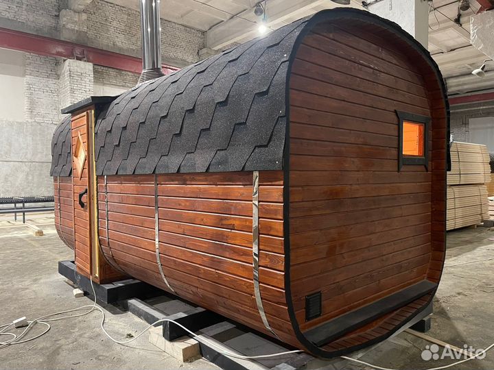 Баня бочка под ключ