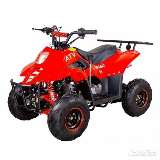 Квадроцикл ATV Classic 6 110 кубов Красный