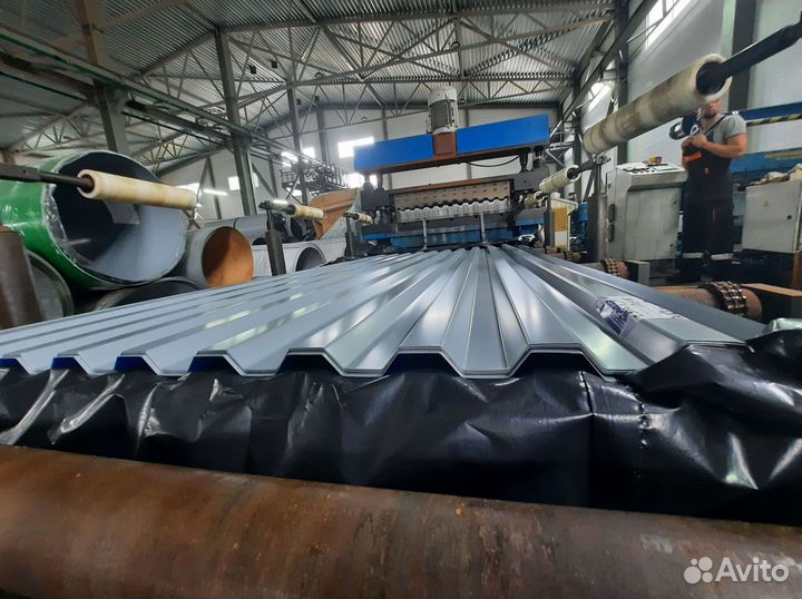 Профлист оцинкованный окрашенный нс-35 0,6х1000