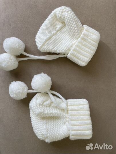 Комплект на выписку вязаный