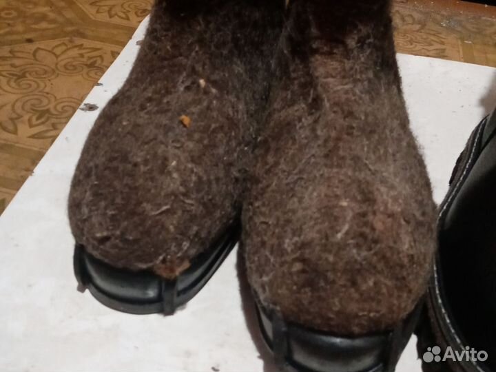 Валенки с подошвой