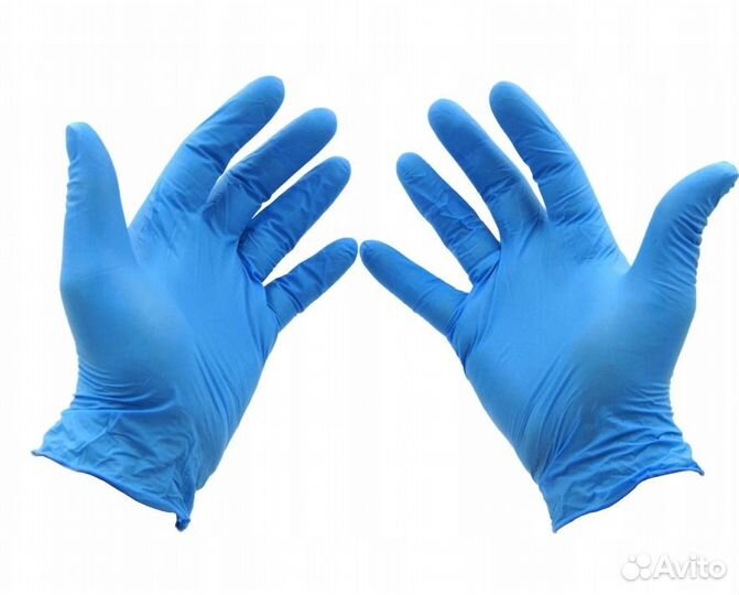 Перчатки медицинские нитриловые Wally Plastic