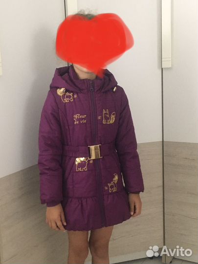 Плащ для девочки 116 1225