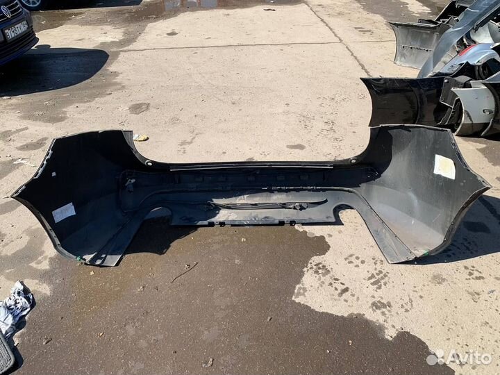 Задний бампер Вольво S60 чёрный