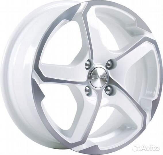 R15 5x114,3 6J ET45 D67,1 Скад Аллигатор алмаз-бел