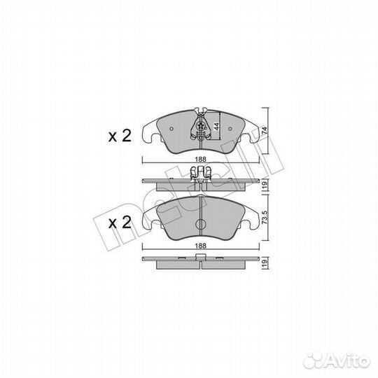 Колодки тормозные