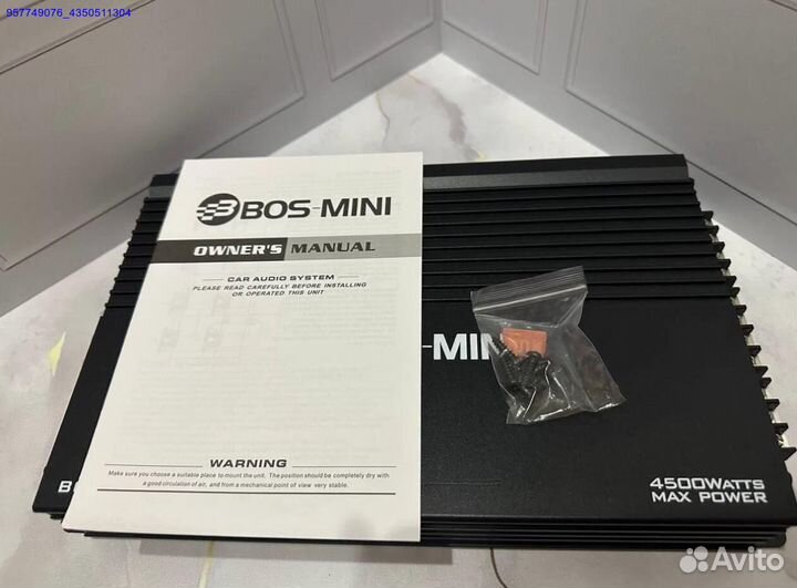 Новый Усилитель BOS-mini BOS-46.4 4500w