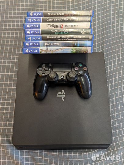 Sony playstation 4 PS4 slim 1tb + игры