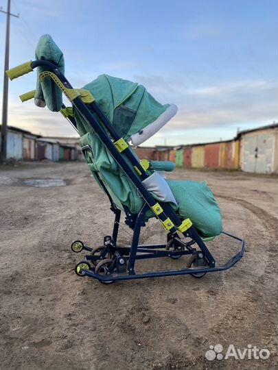 Детские санки коляска nika