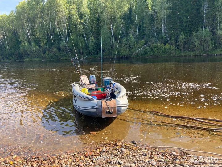 Комплект лодка пвх + мотор-водомёт 30 л.с