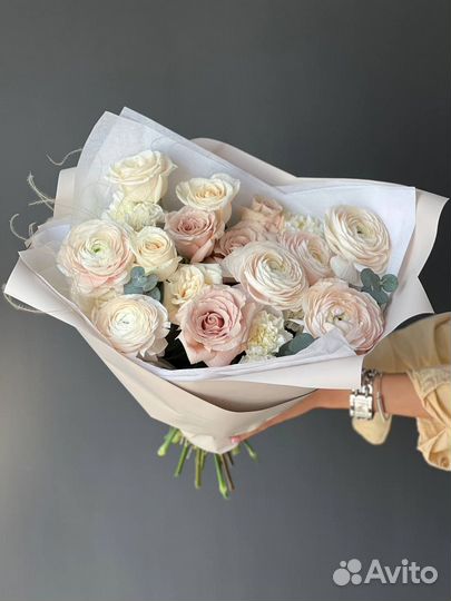 Авторский букет Сладкая вата