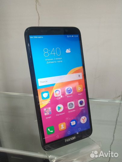 Смартфон honor 7A 2/16 гб