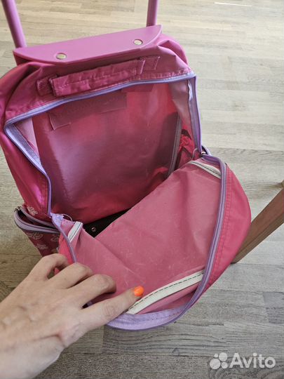 Рюкзак детский на колесиках (для девочки)