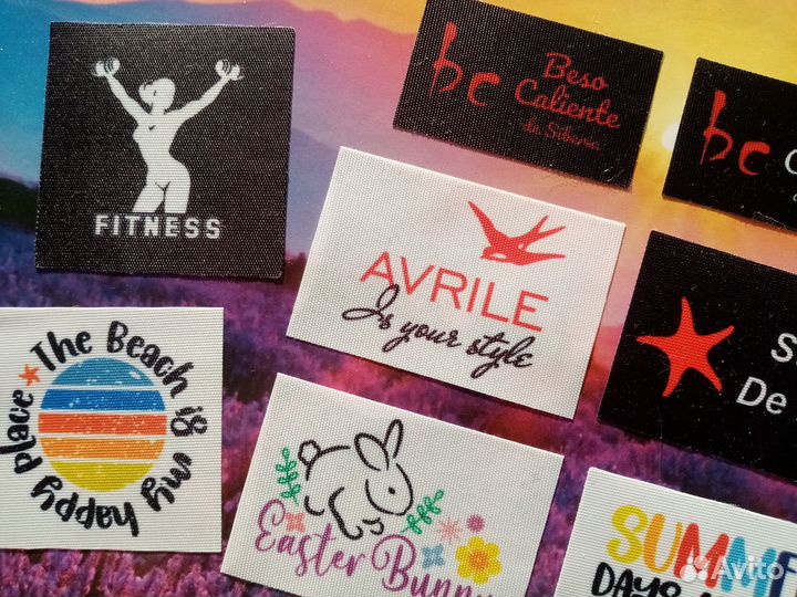 Нашивка бирка шеврон полноцветная