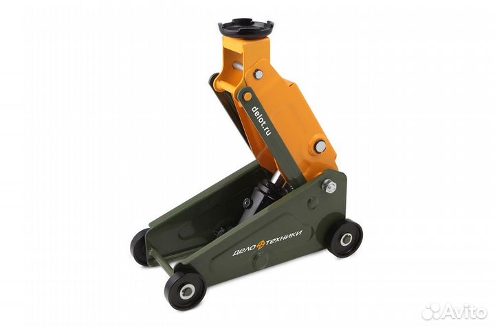 Дело Техники 904128 Домкрат подкатной 2т. в кейсе