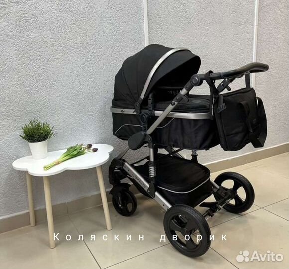 Коляска 2 в 1 трансформер Luxmom/всесезонные