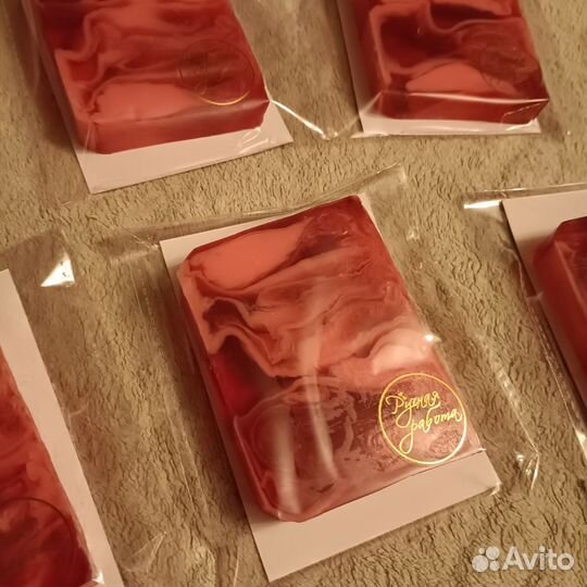 Мыло со свирлами на 8 Марта