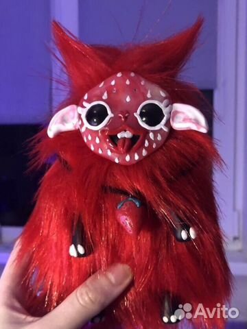 Игрушка ручной работы. Клубничный эльф