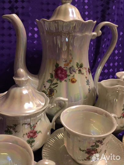 Сервиз кофейный фарфоровый на 6 персон