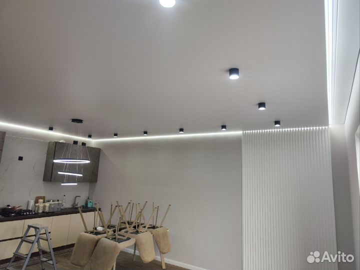 Натяжные потолки,эксклюзивные,любой сложности