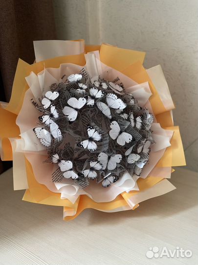 Букет из бабочек,букет для девушки