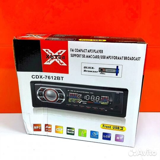 Автомагнитола 7612BT