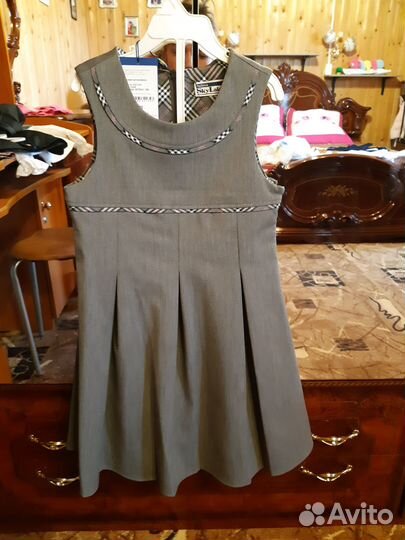 Продаю Сарафан форма школьная, рост 134,размер 32