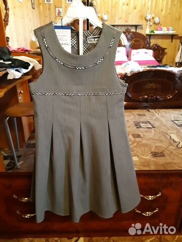 Продаю Сарафан форма школьная, рост 134,размер 32