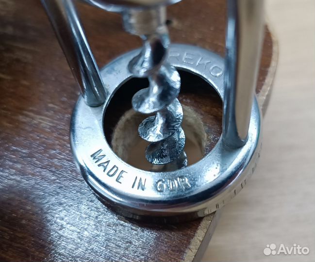 Старинный набор ГДР. штопор открывашка кость рог