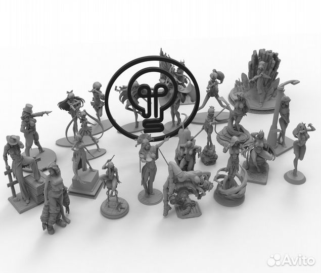 Изготовление фигурок на заказ, статуэтки, по фото