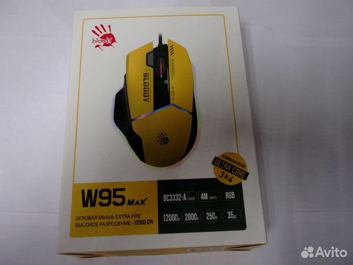 Мышь A4tech Bloody W95 Max Sports