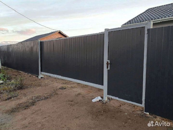 Забор из профнастила