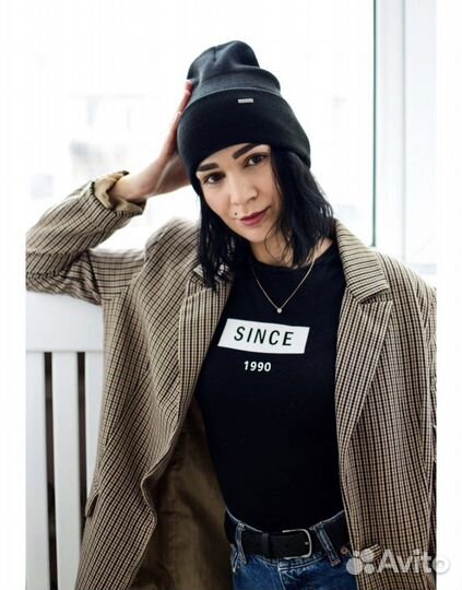 Шапка черная женская / мужская